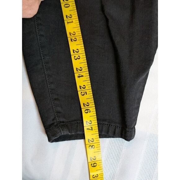 Torrid Black Denim Embroidered Rose Flower Power Stretch Denim Jegging Size 20R - Picture 10 of 10